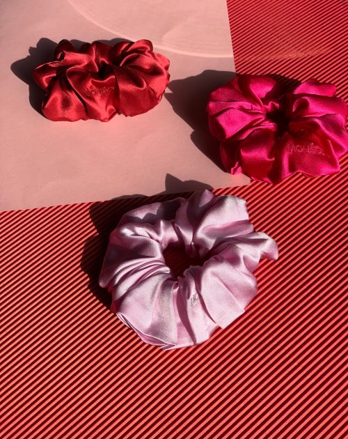 Set de elastice din mătase – Skinny LOVE ON TOP