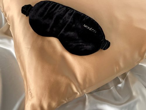 Mască de somn din mătase – Black Velvet