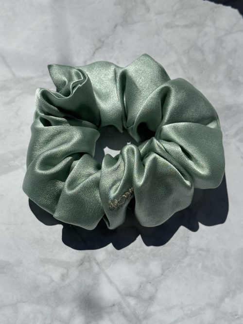 Копринен ластик Scrunchie – SAGE