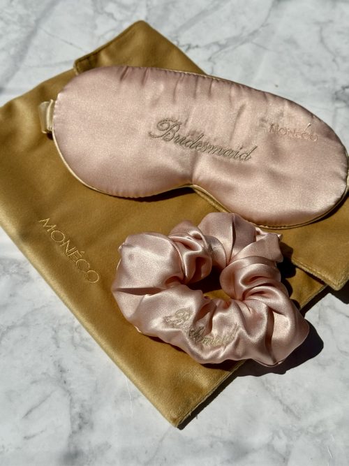 Копринен ластик Scrunchie – Papaya