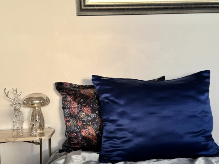 Копринена калъфка за възглавница - Silk pillowcase Royal Blue - Image 5