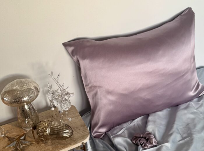 Копринена калъфка за възглавница - Silk pillowcase Taupe - Image 9