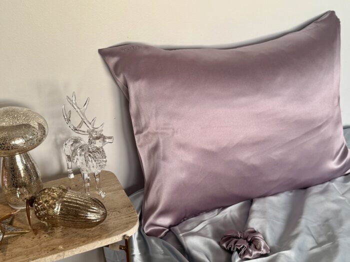 Копринена калъфка за възглавница - Silk pillowcase Taupe - Image 7