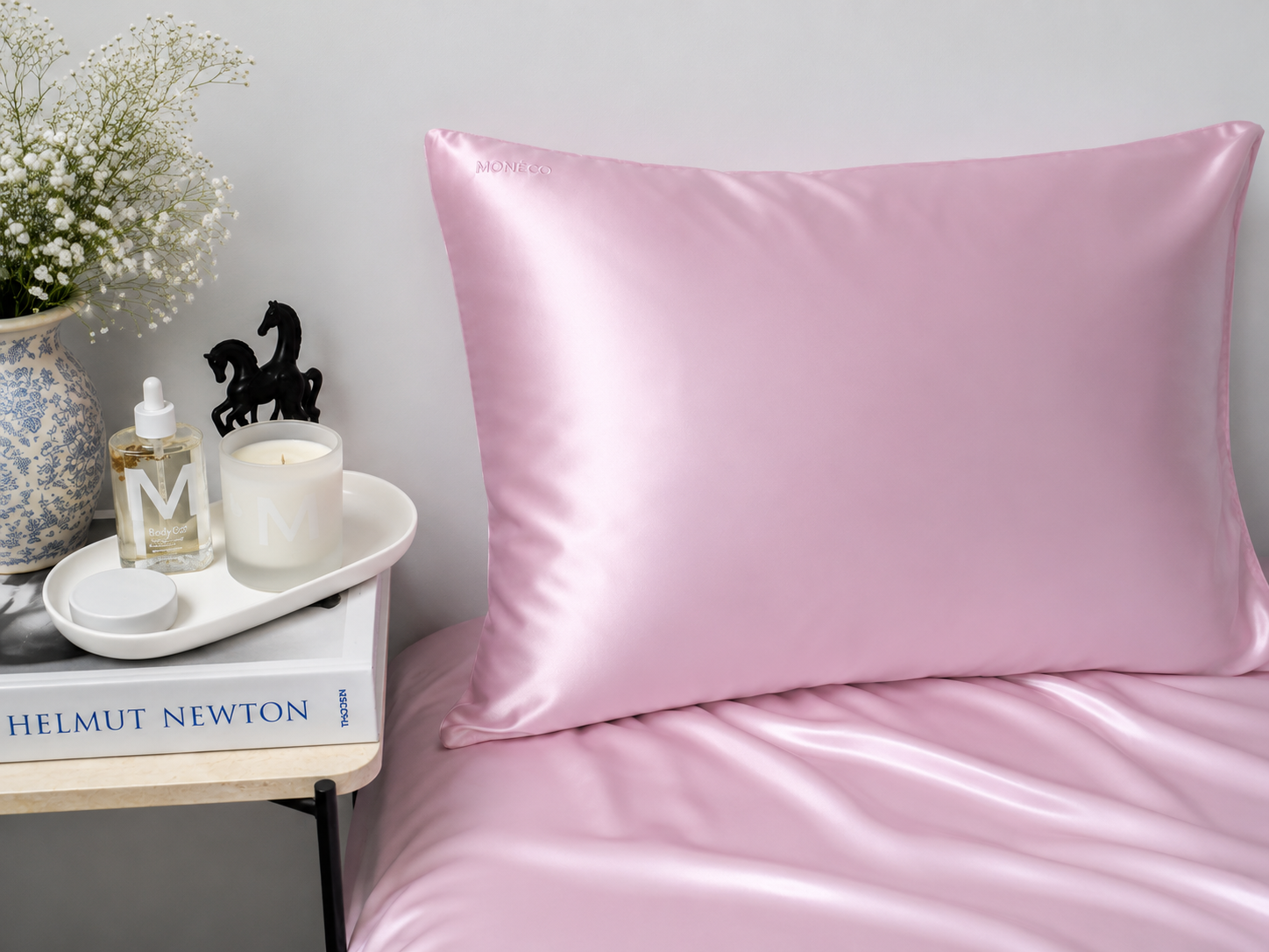 Копринена калъфка за възглавница - Silk pillowcase Baby Pink - Изображение 6